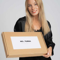 Комплект сатенени пижами от 5 части - Blue Navy